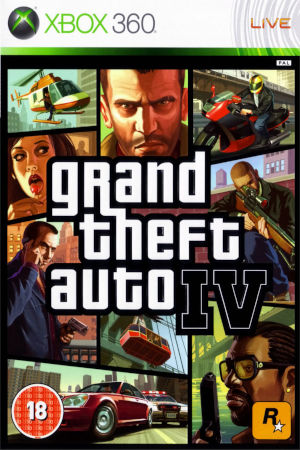 grand theft auto 4 clean cover art